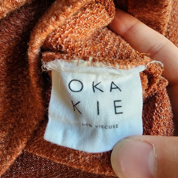 Okakie crossover cropped sweater - Picture 3 of 4